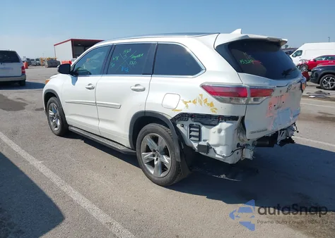 2016 Toyota Highlander Limited V6 z USA, uszkodzony, nr VIN 5TDDKRFH2GS302149